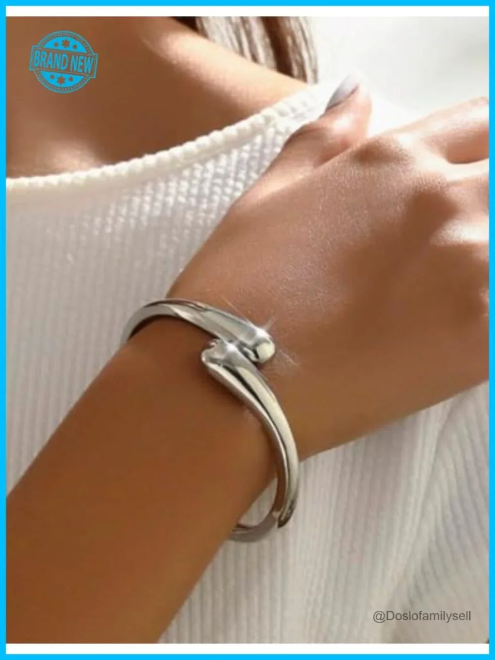 Chunky Gold Plated Bangle Bracelets Set Stackable Cuff Statement Jewelry
